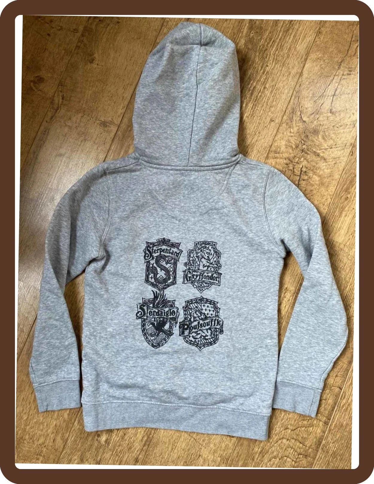 Sweat à capuche Harry Potter gris 9/11 ans – Stanley Stella – Comme neuf